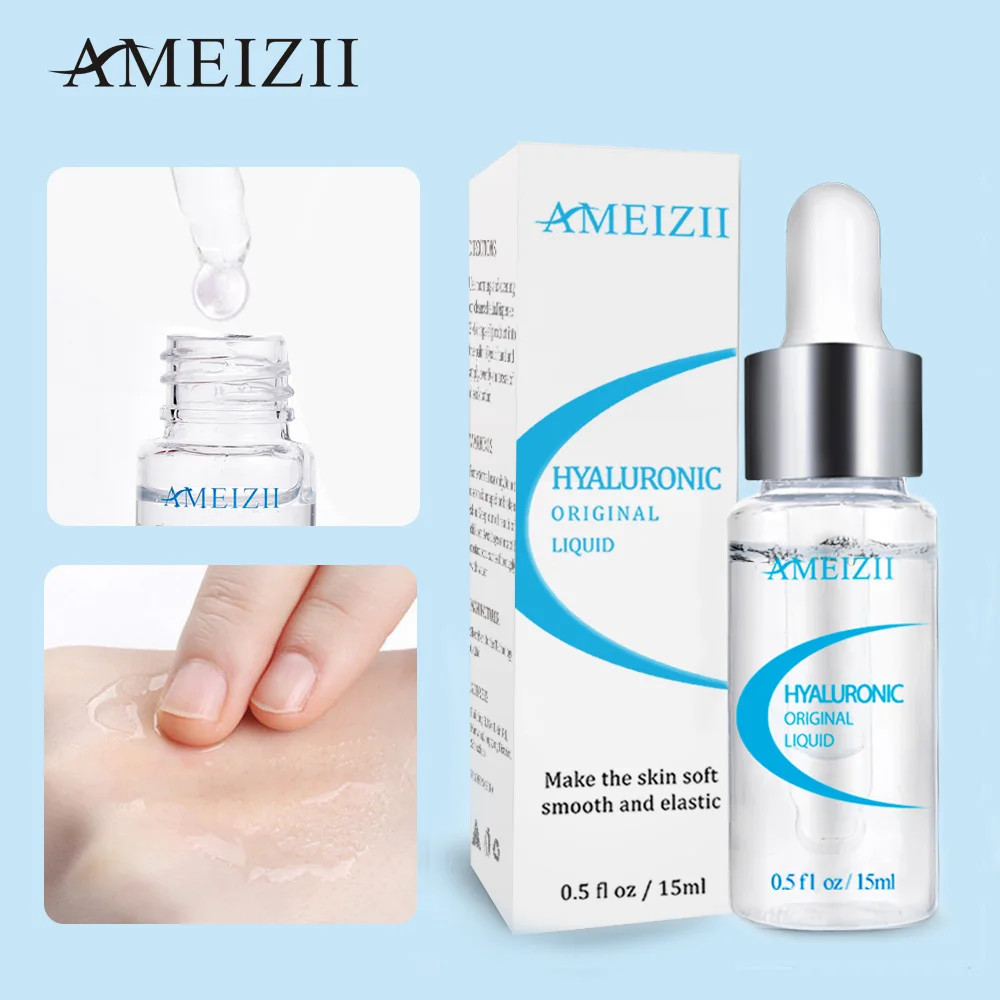 AMEIZII Hyaluronic Acid Serum + 24K Gold Six Peptides Serum Skin Repair Essence Anti Wrinkle Whitening Face Cream Moisturizer