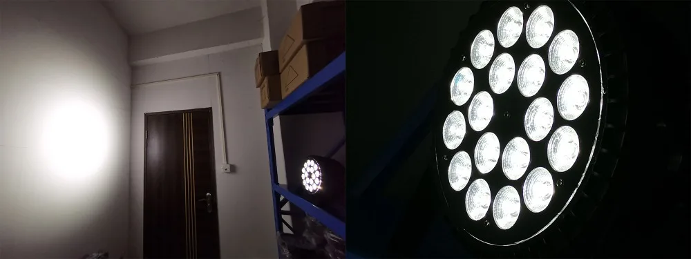 Литой алюминий 18X12 Вт Led par свет RGBW 4в1 12 Вт led плоский par сценический DMX512 DJ огни