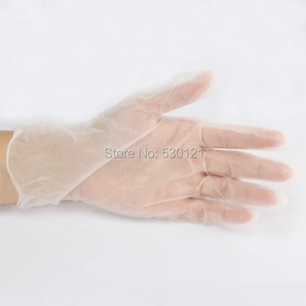 Free Shipping USD 12.8 100pcs Disposable Nail Arts UV Protection Gloves in Nails Professional Beauty Salon Use