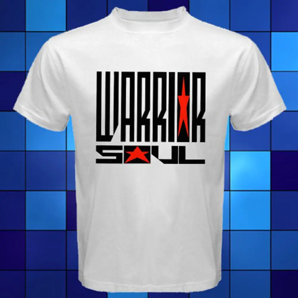 Warrior Soul Hard Rock Band White T-Shirt Size S M L XL 2XL 3XL Brand Cotton Men Clothing Male Slim Fit T Shirt Warrior Soul Hard Rock Band White T-Shirt Size S M L XL 2XL 3XL Brand Cotton Men Clothing Male Slim Fit T Shirt