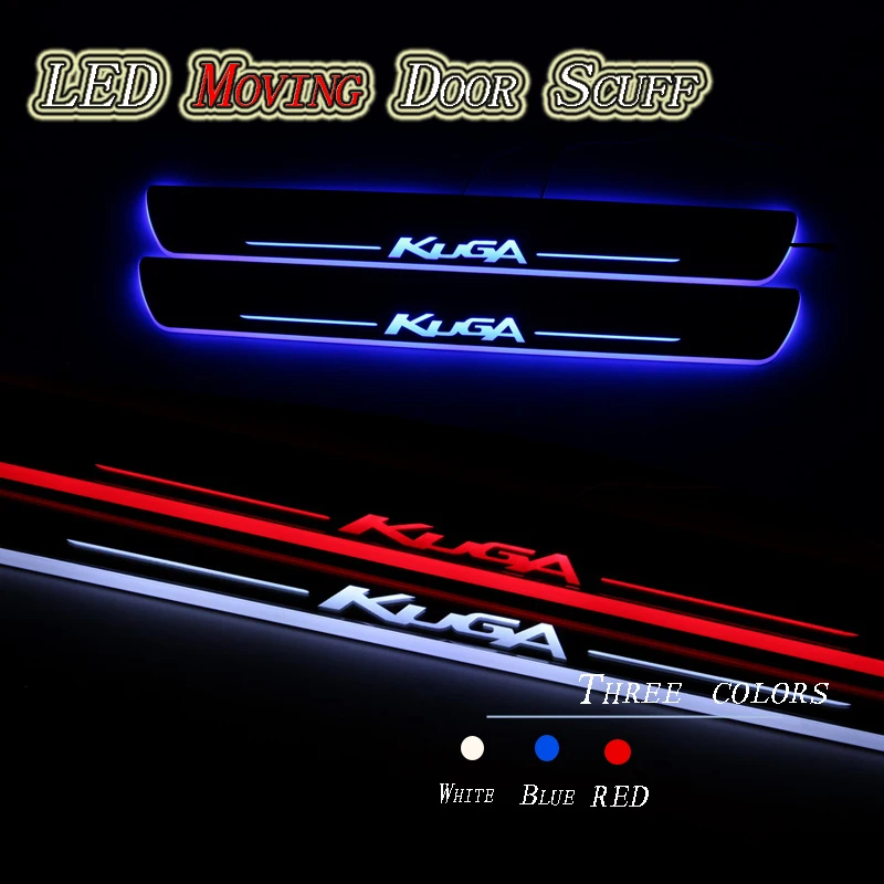 Styling for the car Ford KUGE led doorway, scuff plates,