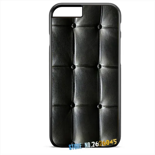 Black Leather Vintage Sofa original cell phone case cover for iphone 4 4s 5 5s se 5c 6 6s 7 plus #yk203 |