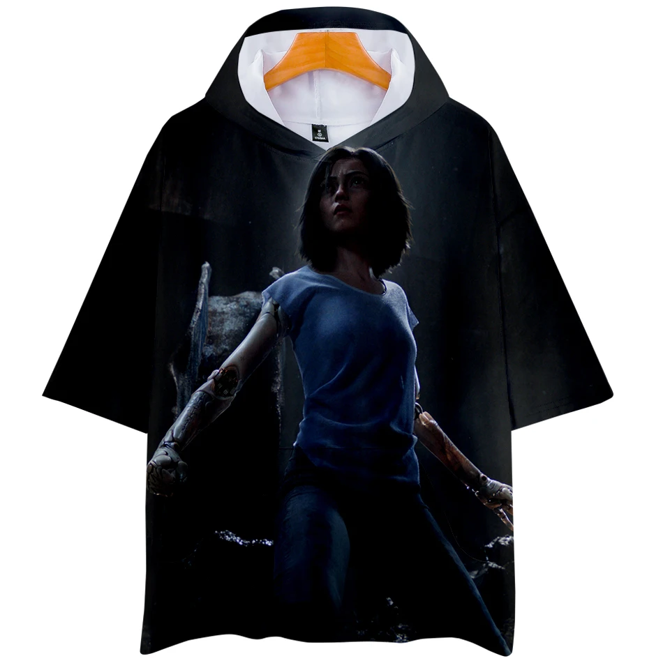 3D Alita Battle Angel толстовки футболка для женщин/мужчин вентиляторы удобные