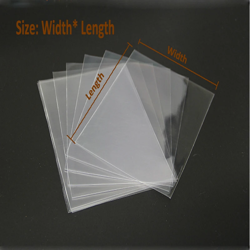 Cling Film Clear Cellophane Bags 7x11cm (1cm=0.39inch) Transparent Opp