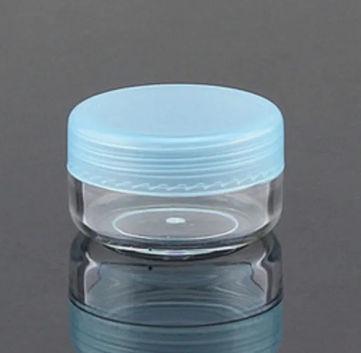 100 шт. 10 г розничная пластиковые бутылки косметический крем для глаз баночки для крема таблетки капсулы упаковка ручной работы контейнер для губной помады - Цвет: Небесно-голубой