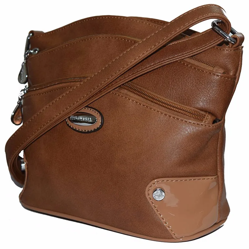 Модная сумка через плечо высокого качества из искусственной кожи с клапаном, мягкий Универсальный с молнией, дизайн, Повседневная сумка