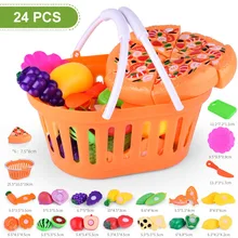 1 комплект Дети Девочка ролевые игры искусственные фрукты, овощи подарок забавная игра YJS Прямая поставка