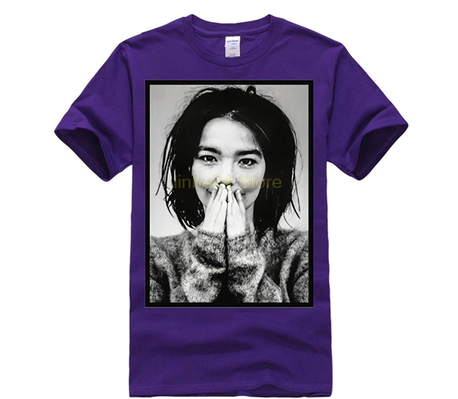 Bjork Short Sleeve Mens T-shirt Hot Selling 100 % Cotton Men T Shirt Men Clothing Plus Size Top Tee Funny Print Tops Men Bjork Short Sleeve Mens T-shirt Hot Selling 100 % Cotton Men T Shirt Men Clothing Plus Size Top Tee Funny Print Tops Men
