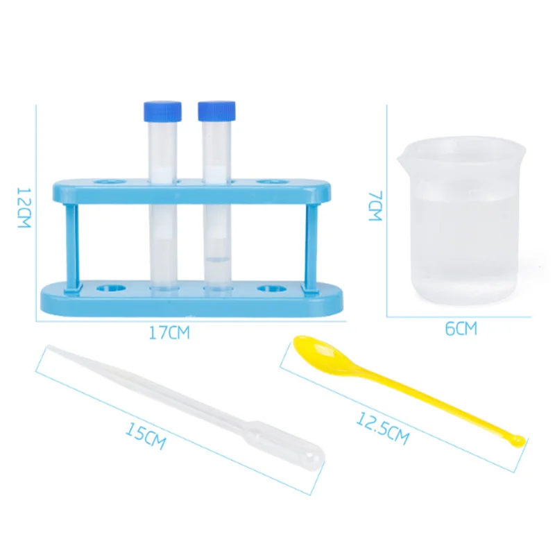 1 набор, наука и техника, небольшой производственный химический эксперимент, набор, обучающий инструмент, лаборатория, сделай сам, детские образовательные игрушки