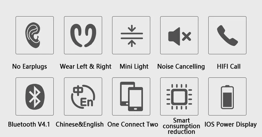 P2S Wireless Bluetooth V4.1 Twins Earphones Noise Cancelling No Earplugs No Pain Stereo Bass Music Headphones For iPhone Xiaomi (18)