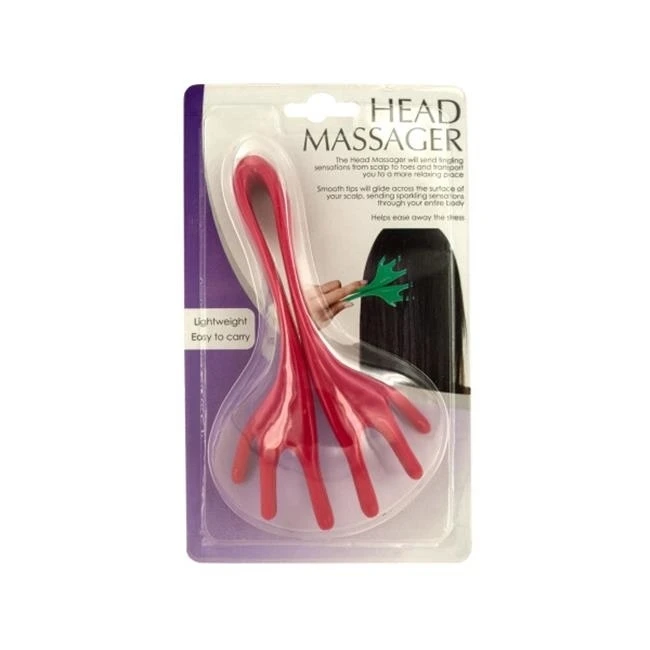 Bulk Buys GC667-12 Flexible Plastic Head Massager 12 Piece