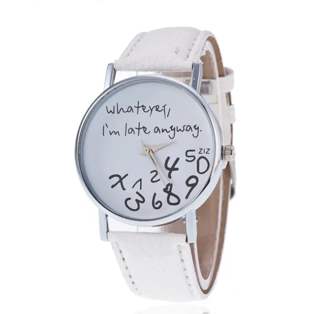 2018 New English number leather watches women men fashion dress quartz wristwatc 2018 New English number leather watches women men fashion dress quartz wristwatc