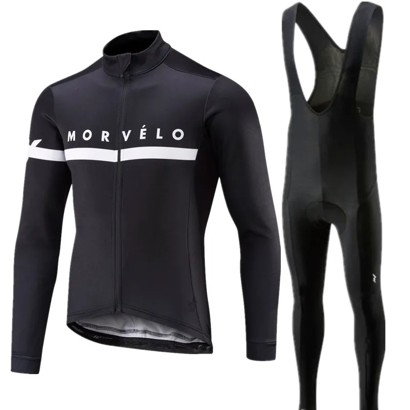 Pro team Morvelo, одежда для велоспорта с длинным рукавом, комплект из джерси и штанов, одежда для велоспорта, одежда для шоссейного велосипеда, одежда для велоспорта, комбинезон, штаны, костюмы - Цвет: 1
