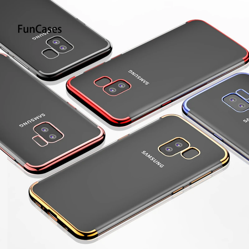 Покрытие мягкий из термопластика чехол s для samsung M20 M10 S8 S9 S10 плюс S6 S7 край J4 J6 A6 A8 A7 A9