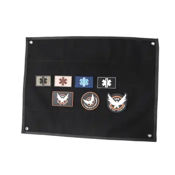 

Military Patch Board DIY Morale Patch Display Frame Tactical Badge Paste Pad