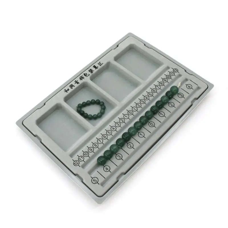 

DIY Bracelet Beads Display Tray Beading Bracelets Making Tools Necklace Jewelry Handmade Tools Scale Measurement Plate