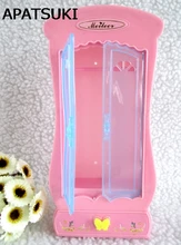 Children Kids Baby Girl s Cute Lovely Mini Toy Wardrobe Furniture Closet for Barbie Dolls Dollhouse