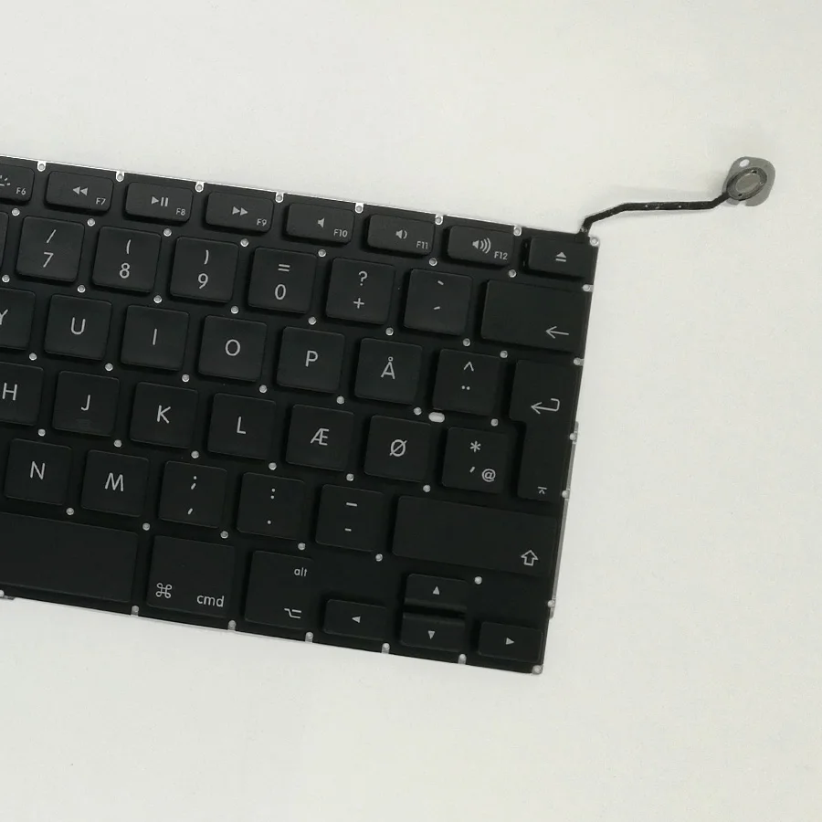Новая Датская клавиатура с подсветкой и винтовым инструментом для Macbook Pro 15 &quotA1286