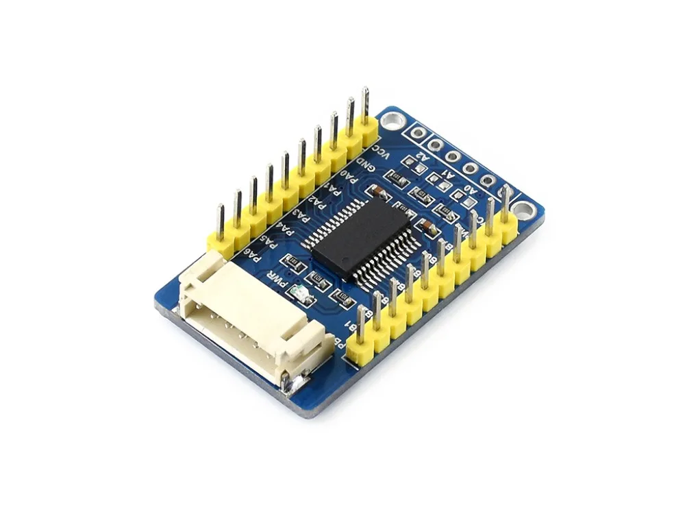 Плата расширения IO Waveshare MCP23017 плата I2C расширение 16I/O совместима с Raspberry Pi / micro:bit