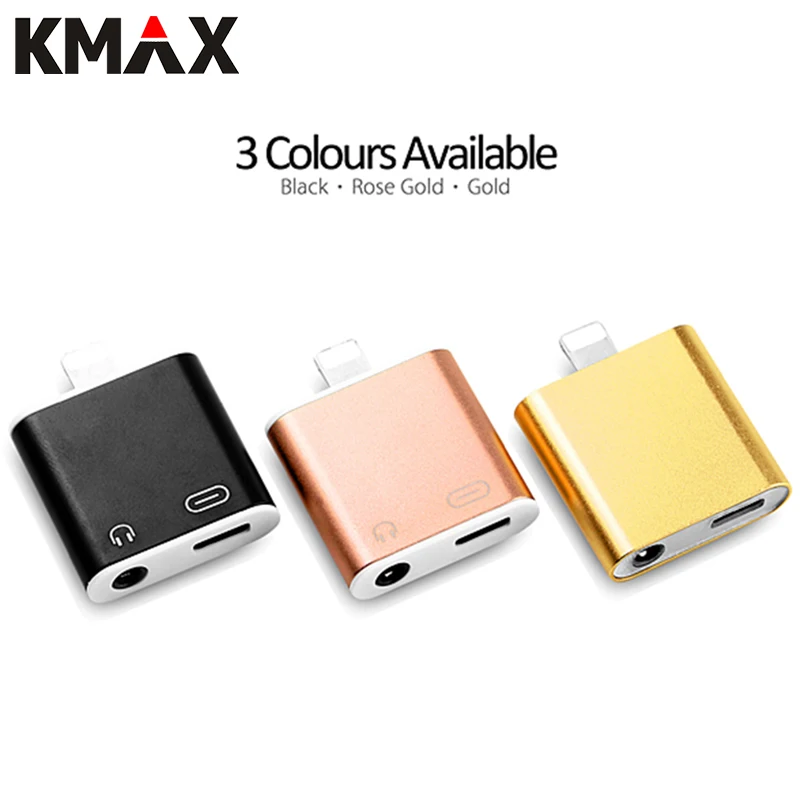 bilder für KMAX 2 in 1 8 Pin Blitz zu 3,5mm Kopfhörer Headset Jack Audio + Ladegerät Adapter für Apple iPhone 7 7 Plus bilder für KMAX 2 in 1 8 Pin Blitz zu 3,5mm Kopfhörer Headset Jack Audio + Ladegerät Adapter für Apple iPhone 7 7 Plus