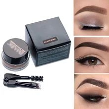 6 цветов, гель для бровей, водостойкий, помада, гель для макияжа, для бровей, краска с кистью для бровей, натуральный, для бровей, для Тинта, для бровей, крем для усиления бровей