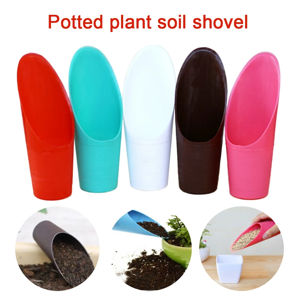 

Soil Spade Plant Cylindrical Fashion Shovel Potted Planting Economic Bucket Shovel Plastic Fleshy Soil Flowerpot Garden