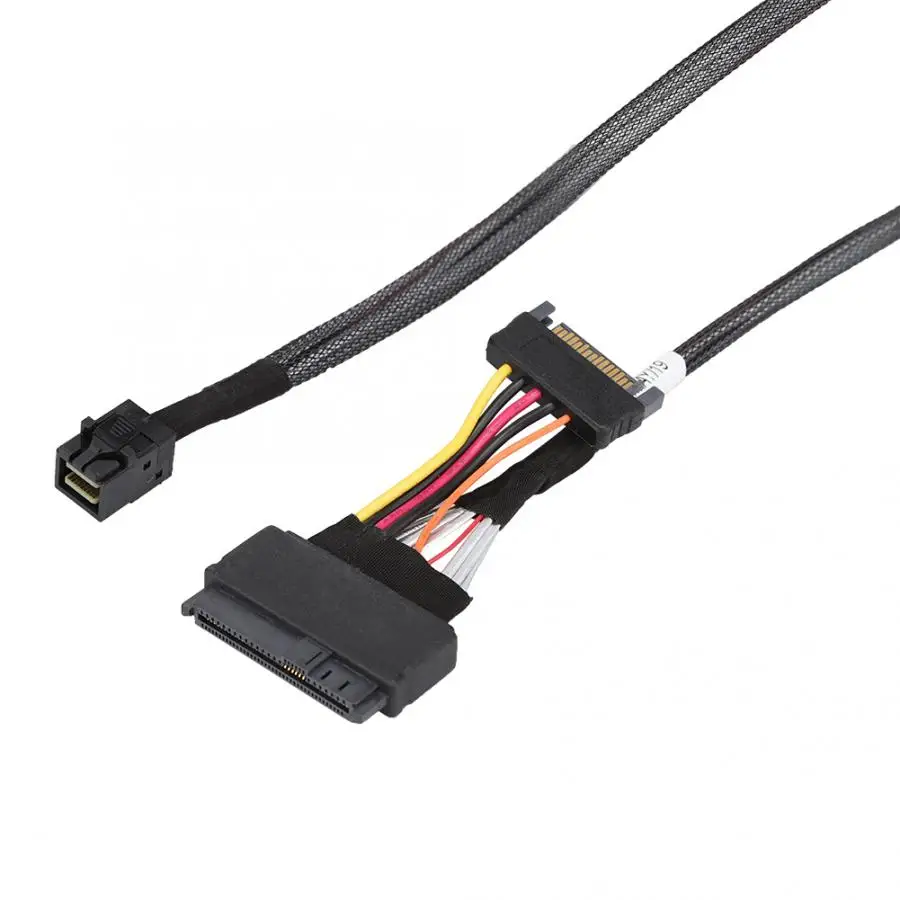Для intel 750 P3700 / PM963 SSD Mini SAS SFF-8643 U.2 4CH соединительный кабель | Компьютеры и офис