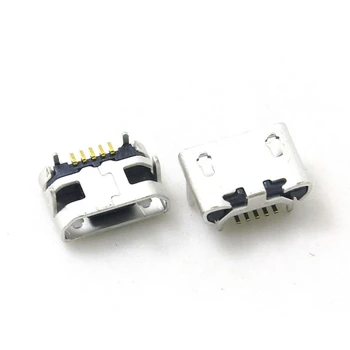 

20pcs/lot Micro USB 5pin Jack Female Socket Connector OX Horn Type for Tail Charging Mobile Phone
