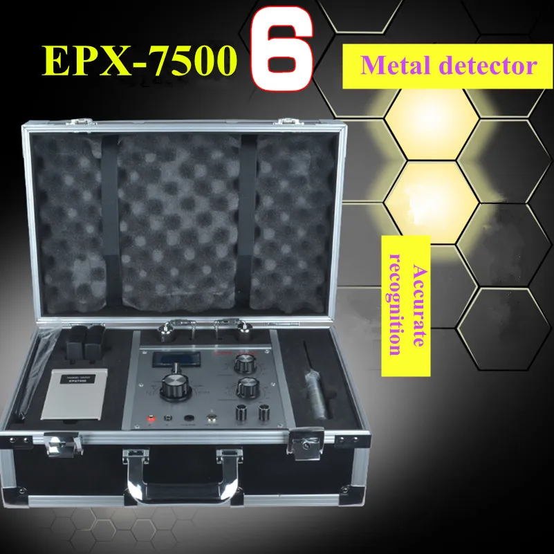 EPX 7500 underground metal detector molecules frequency scanner treasure hunt finder for tin