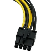 2 шт. PCI Express Мощность кабель адаптер кабель 8-контактный разъем PCIe до 2 Molex Мощность кабель Мужской Molex соединители мужской Molex соединители