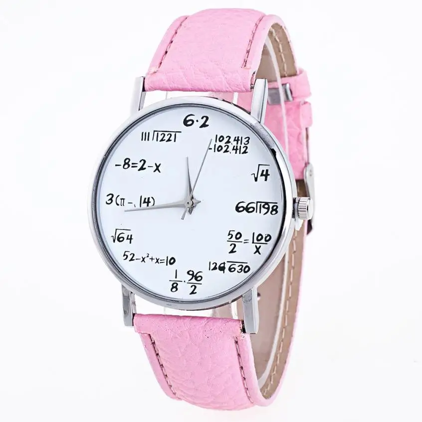 Часы модные девушки шаблон кожаный ремешок аналоговые кварцевые часы Montre Reloj de напульсник cuarzo кварцевые часы 18ug7