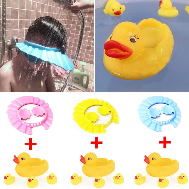 Kids Shampoo Bath Bathing Shower Cap 