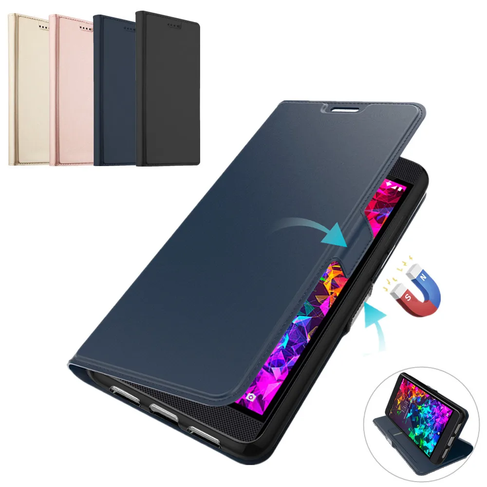 

CASEWIN For Razer Phone 2 Case Capa PU Leather Flip Kickstand Magnetic Buckle Wallet Card Holder Cover For Razer Phone 2 Fundas