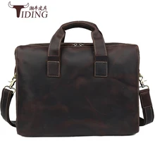 Коровья кожа мужские сумки новые деловые мужские платья повседневные винтажные модные брендовые Мужские портфели из натуральной кожи, для мужчин сумка на плечо