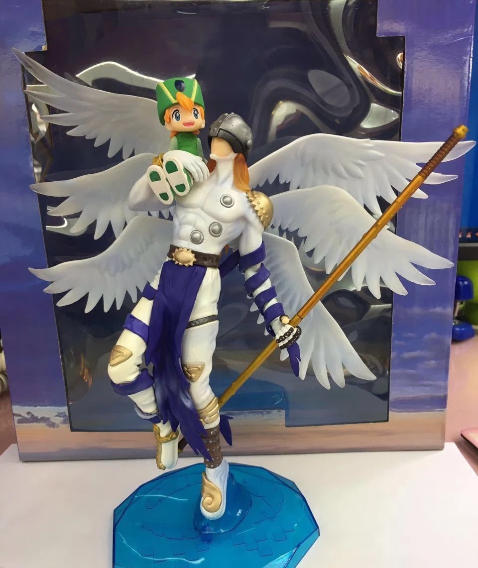 Digimon Adventure Tri Figura Angemon Digital Figura Monstruo Ángel Patamon Takaishi Takeru 22 CM Figura de Acción Figura de accion Digimon Adventure Tri Figura Angemon Digital Figura Monstruo Ángel Patamon Takaishi Takeru 22 CM Figura de Acción Figura de accion