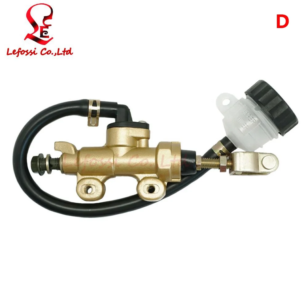 Golden Motorcycle Hydraulic Rear Brake Master Cylinder Pump For Honda