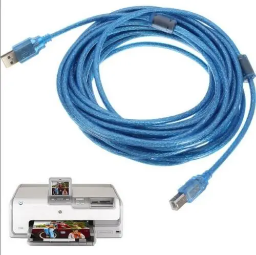 

30cm SuperSpeed USB 2.0 Type A-B Male For HP CANON DELL Lexmark Brother PRINTER CABLE CORD USB 2.0 A-B Male 30cm