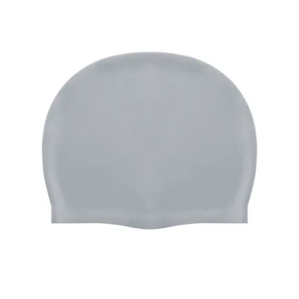 Силиконовая Водонепроницаемая шапочка для плавания(унисекс), защищает ваши волосы и наслаждайтесь плаванием - Цвет: Gray