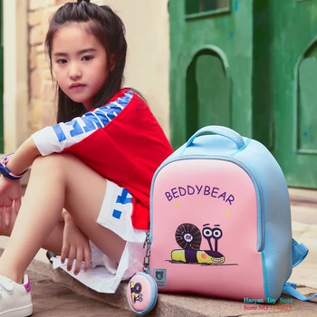 

YANZCHILD Korean Girls Boys Small Schoolbags Cartoon Children Backpacks Plush Bag Parent-child Travel Daily Shoulder Bag CS0046