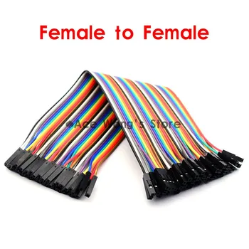 

5 sets/Lot dupont cable jumper wire dupont line female to female dupont line 20cm 1P diameter:2.54mm IN STOCK