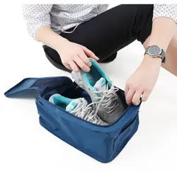 Портативный дорожная сумка для хранения нейлон Сумки для Обувь дорожного чемодана Обувь чехол Водонепроницаемый Сумки для хранения
