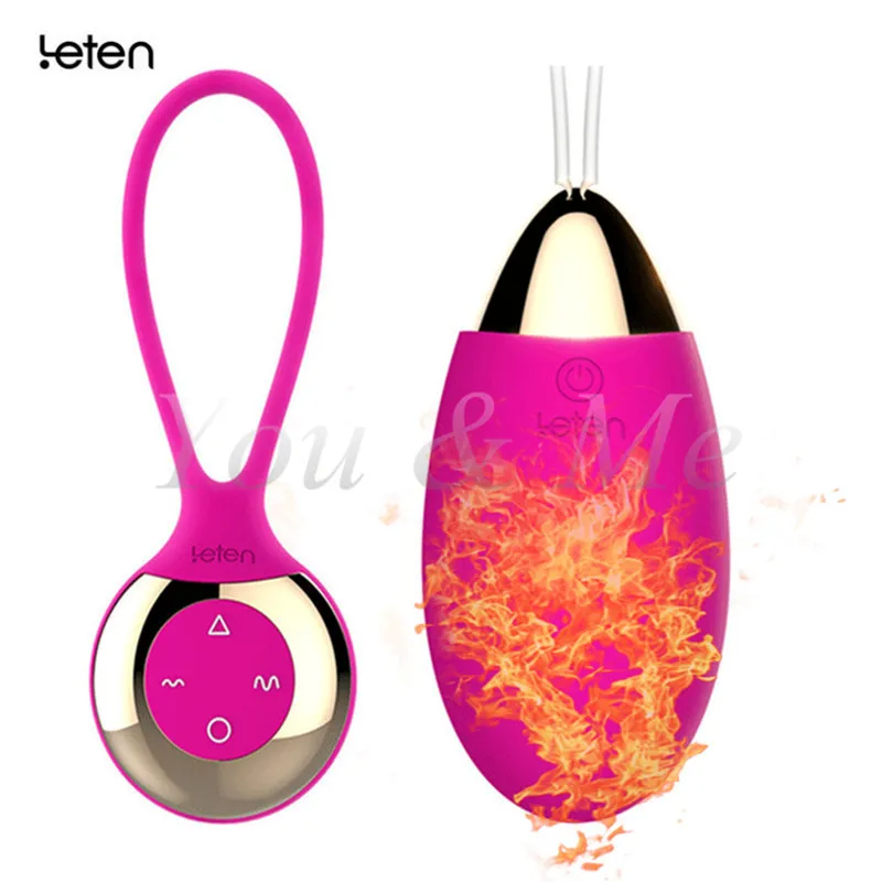 Leten New Silicone heating Vibrating Egg Waterproof Wireless Remote Control Vibrators massager Sex Products Toys For Woman | Красота и