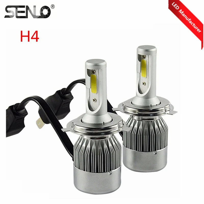 

Senlo C6 Auto LED Headlights H4 Car Bulbs LED H1 H3 H7 H8 H9 H11 H13 9004 9007 9005 9006 HB3 HB4 H27 Lamp Bulbs 6000K 8000LM 36W