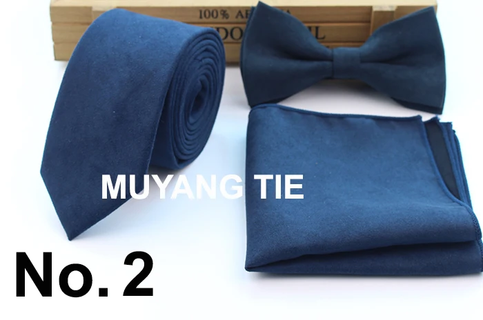 Мужской дизайнерский Тощий однотонный микро замшевый Карманный квадратный платок бабочка галстук-бабочка набор галстуков много