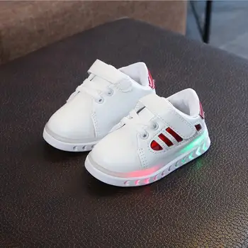 

New Spring Autumn Children's Luminous Sneakers Kids Led Shoes Chaussure Enfant Girls Boys Shoes With LED Light