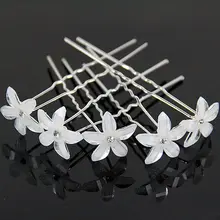 2019 nova 10/ 20 Pc/Set Mulheres Crystal Rhinestone Flower Barrettes Grampos de Cabelo Pinos Clipes De Casamento Nupcial Acessórios Para O Cabelo