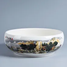 Цзиндэчжэнь 8 дюймов кунг-фу чай для мытья частей синий и белый Фарфоровая керамика чайный набор