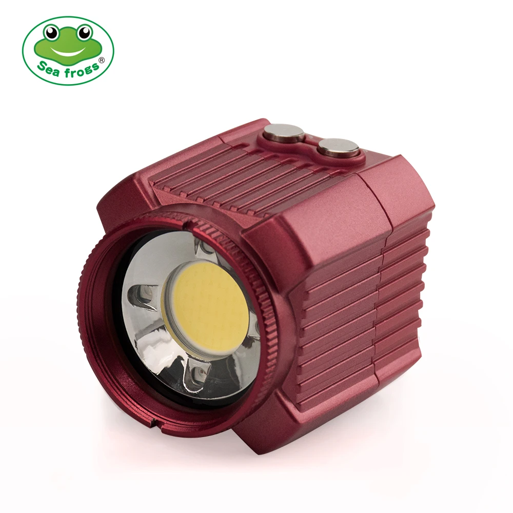 60m à Prova Luz de Preenchimento 2000lm para Gopro Seafrogs Câmera Subaquática Flash Dwaterproof Água Mergulho Hero 7 6 5 Ação Câmeras Vídeo Acessórios