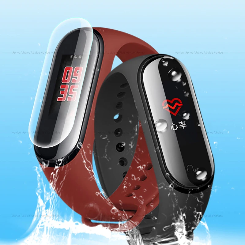 5 шт./лот для Xiaomi Mi Band 4 Защитная мягкая пленка для Xiaomi Mi Band 4 Bnad4 аксессуары для смарт-браслета полноэкранная пленка