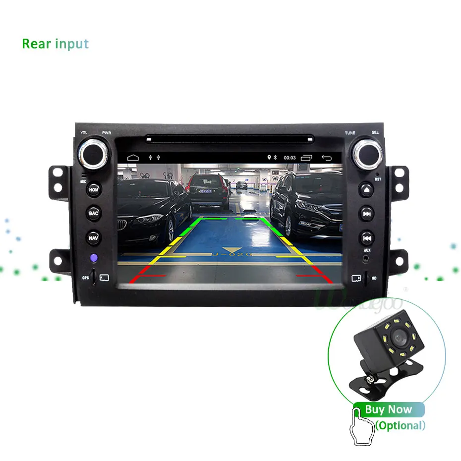 Best 8" DSP Android 9.0 4G 64G AV Output CAR GPS Radio For Suzuki SX4 2007-2013 DVD PLAYER Navigation Stereos Multimedia IPS screen 26